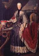 Josef Schmitz Portrait of Francisca Christina of the Sulzbach oil painting